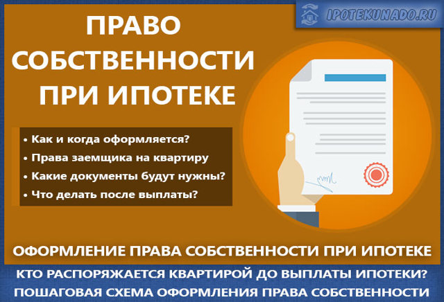 Оформление квартиры в собственность при ипотеке: пошаговый порядок регистрации права собственности, документы